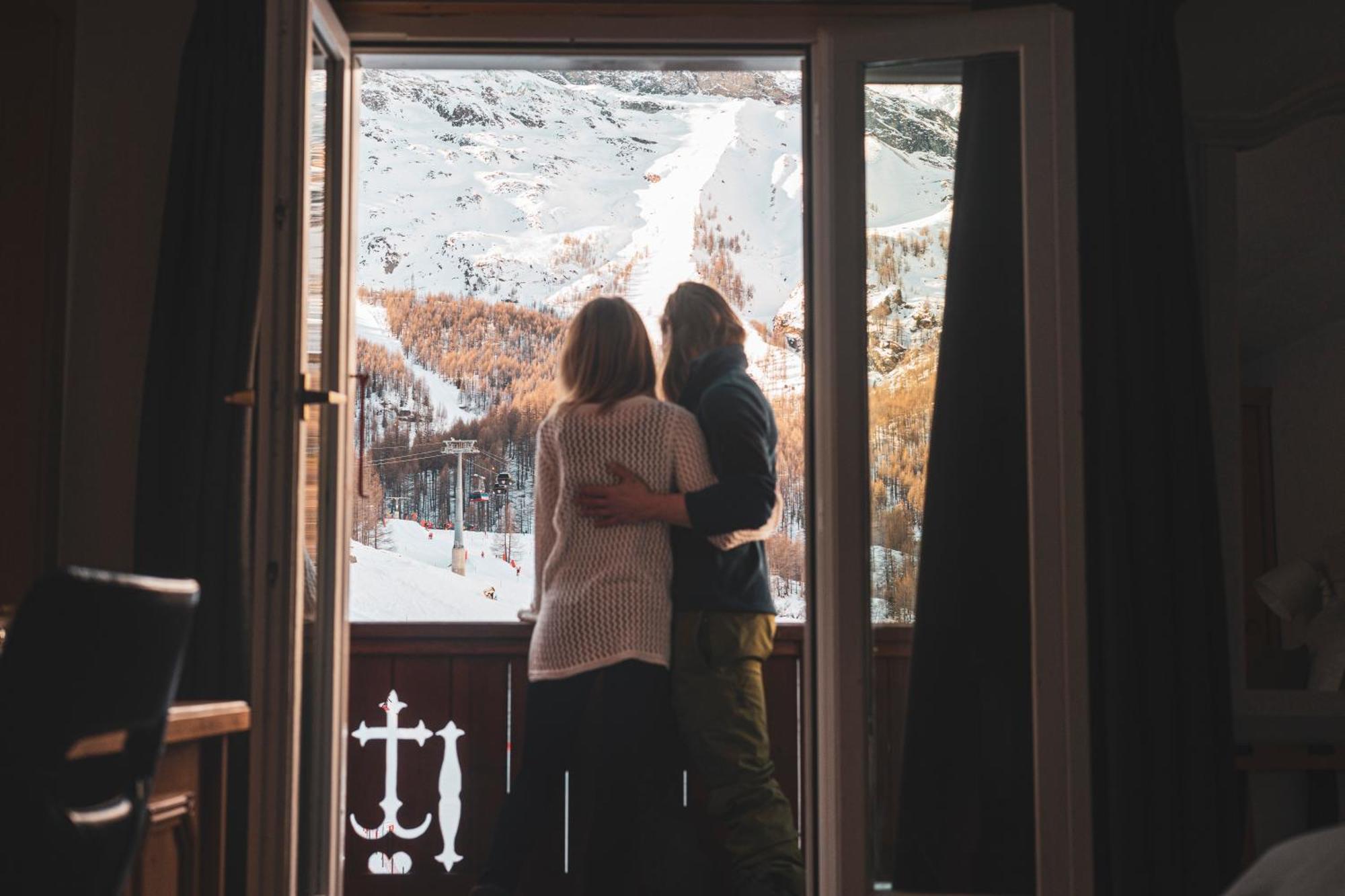 Hotel The Larix Ski-In Ski-Out Saas-Fee Luaran gambar