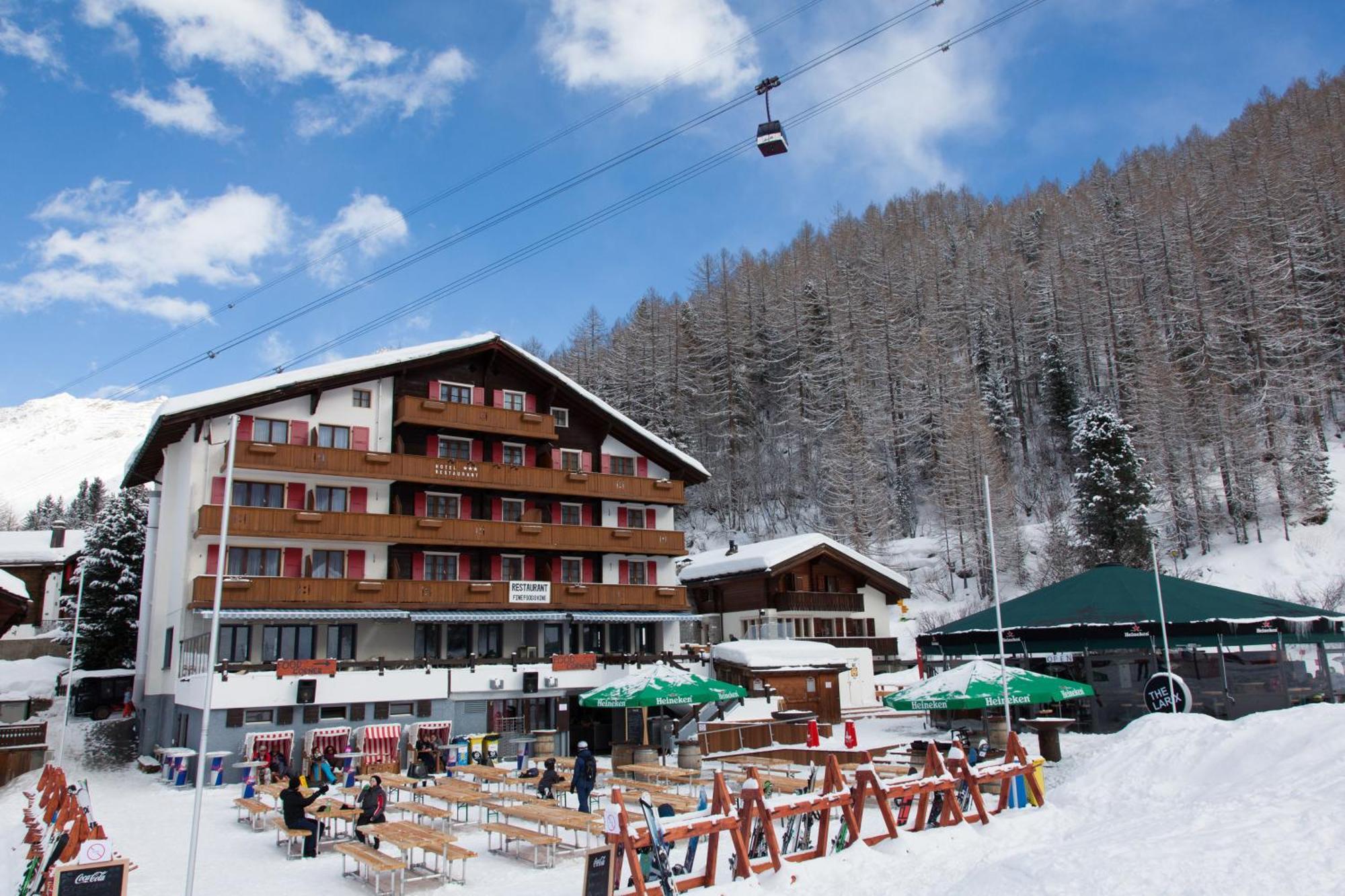 Hotel The Larix Ski-In Ski-Out Saas-Fee Luaran gambar